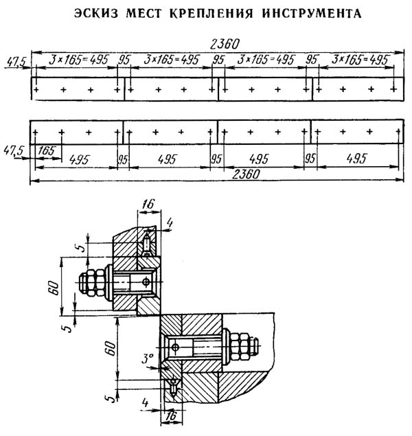 Н3118 Посадочные і присоединительные базы ножниц ножниц